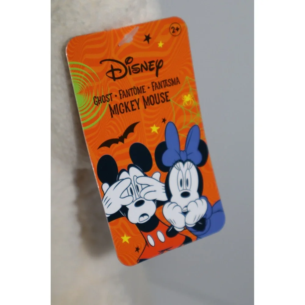 Disney Halloween 2026 Mickey and Minnie Ghost Plush Pillows Set NEW